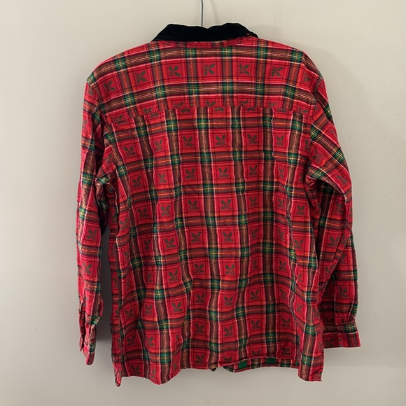Vintage Basic Editions Holiday women’s plaid top - Picture 5 of 5